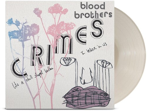 The Blood Brothers Crimes - Bone White - Record Album - Vinyl LP