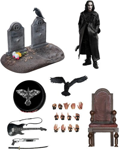 The Crow Eric Draven 1/6 Luxury Af Dlx Gold Ed The Crow Eric Draven 1/6 Scale Luxury Action Figure Deluxe Gold Edition - Action Figure
