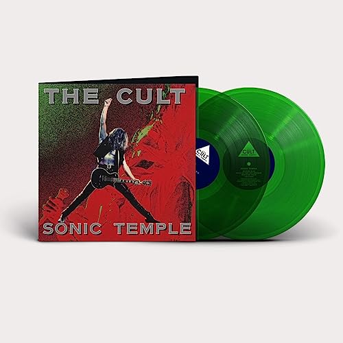 The Cult Sonic Temple (Indie Exclusive, Clear Vinyl, Green, Anniversary Edition, Gatefold LP Jacket) (2 Lp's)