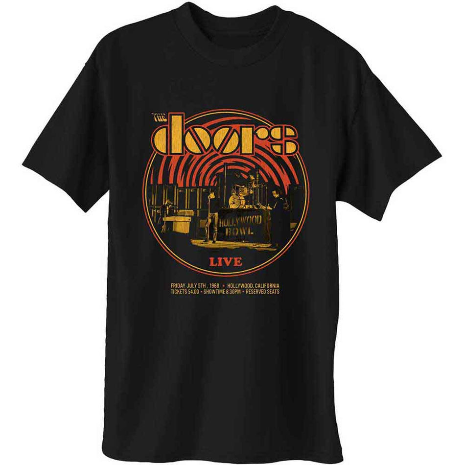 The Doors 68 Retro Circle Black