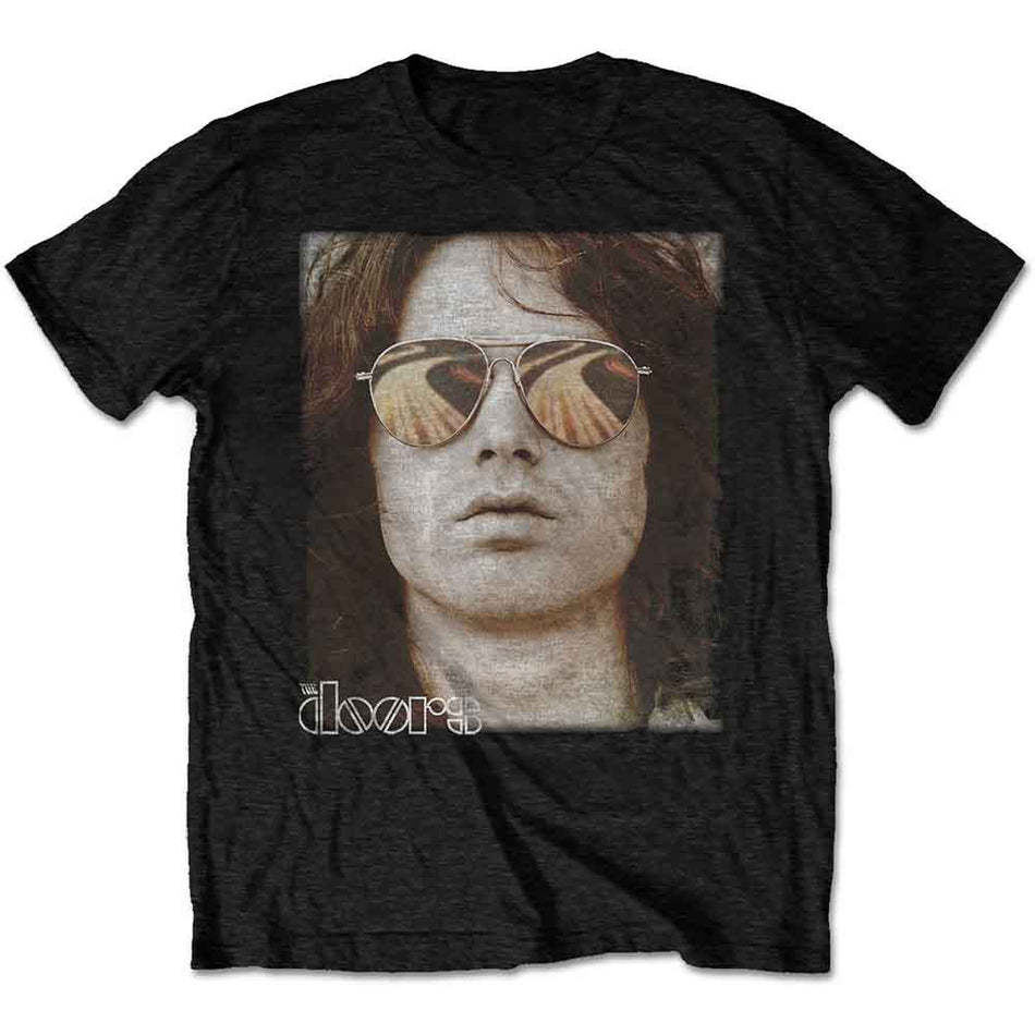 The Doors Jim Face Black