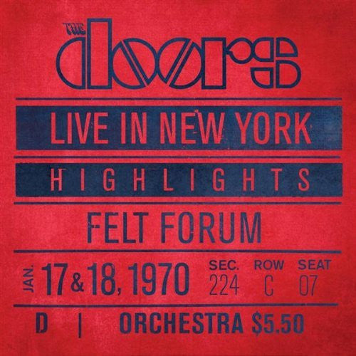 The Doors Live in New York - Double Record Album - Vinyl LP