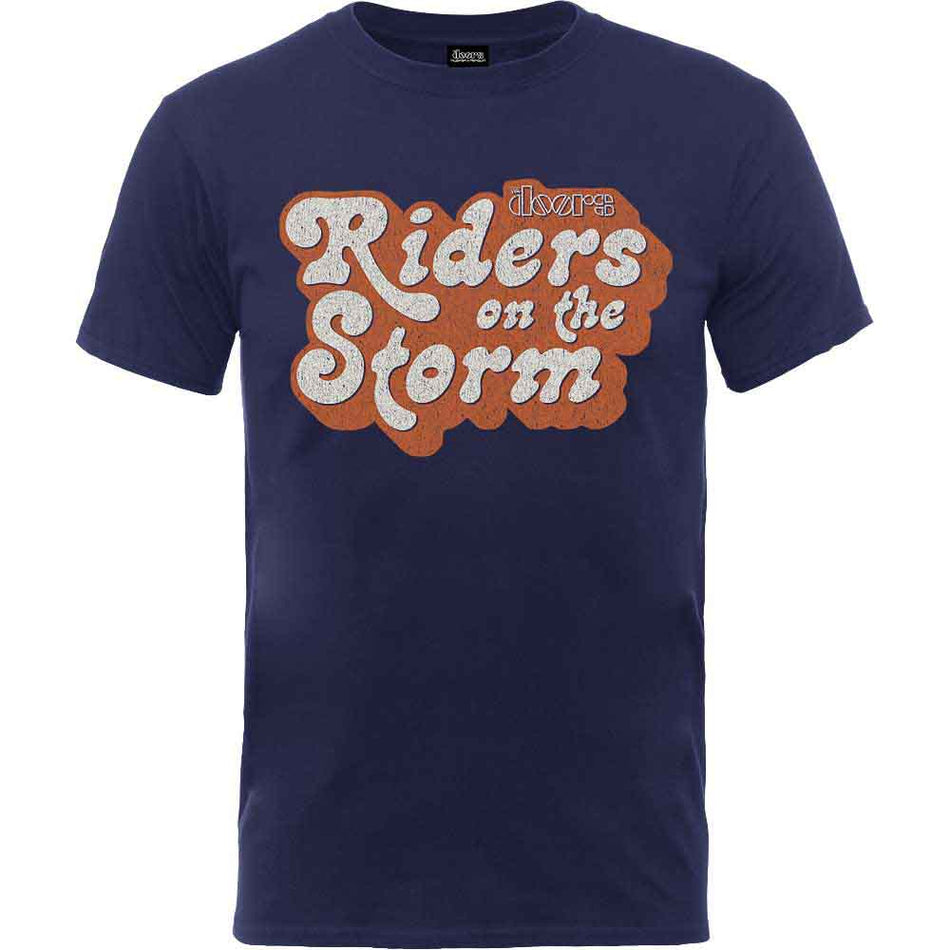 The Doors Riders on the Storm Logo Blue