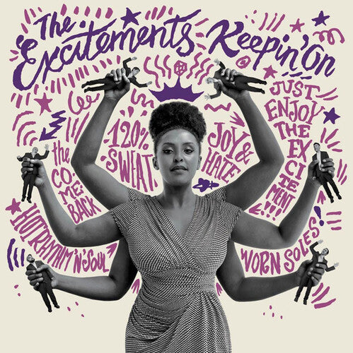 THE EXCITEMENTS Keepin' On - Record Album - Vinyl LP