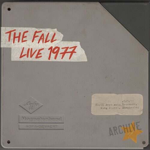 The Fall Live 1977 - Blood Red Vinyl - Record Album - Vinyl LP