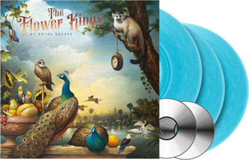The Flower Kings By Royal Decree (Transparent Light Blue Vinyl) - Triple Record Album - Vinyl LP
