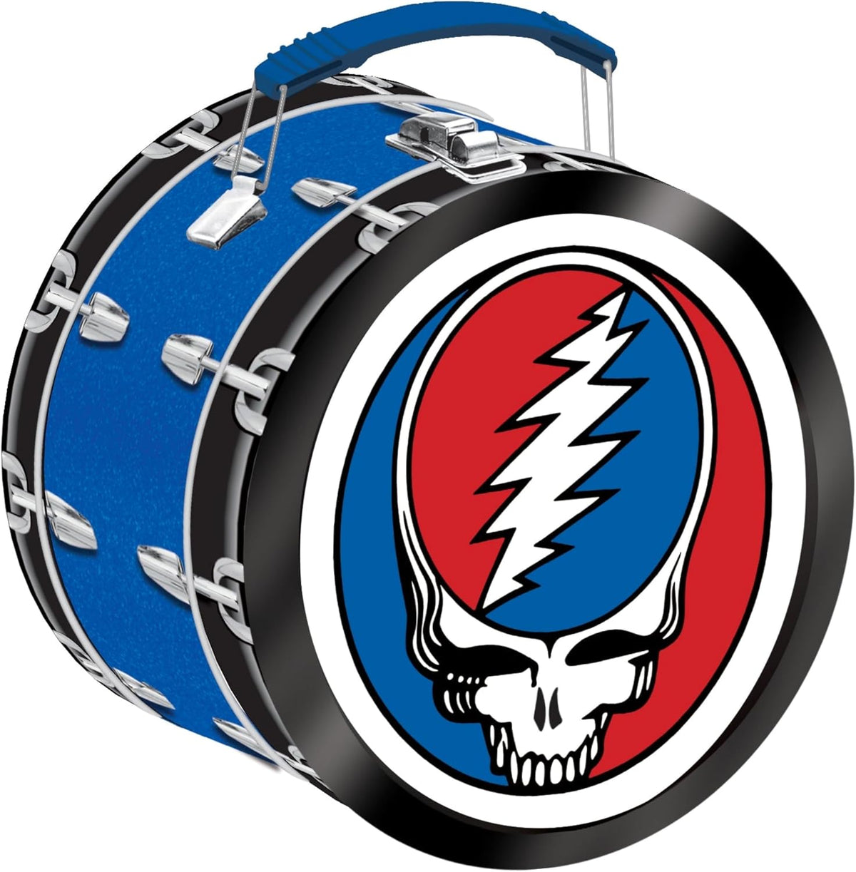 The Grateful Dead Grateful Dead Drum Shaped Tin Tote Lunch Box [Import]
