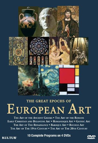 The Great Epochs of European Art - 4-Disc DVD Set