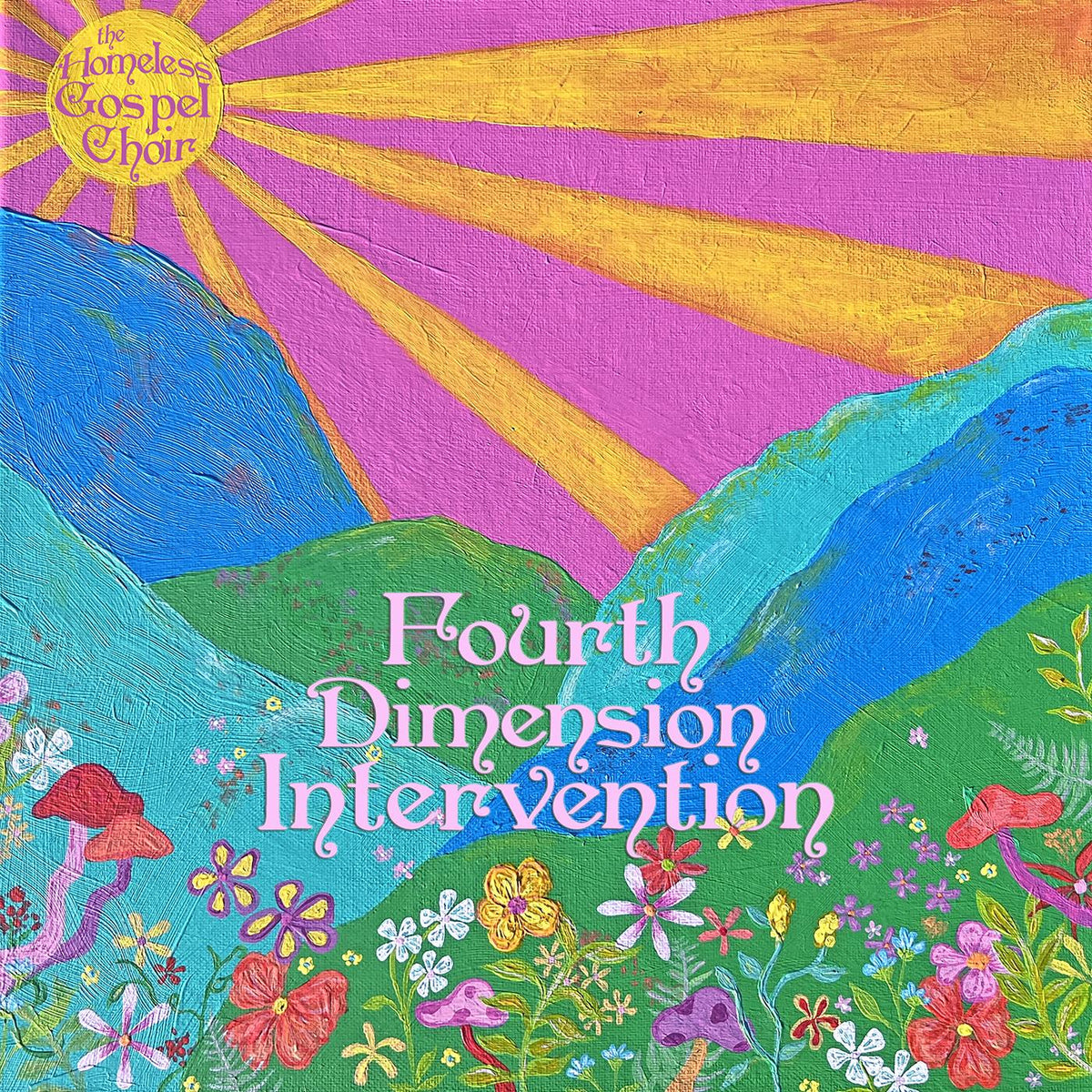 The Homeless Gospel Choir Fourth Dimension Intervention (SEAGLASS BLUE VINYL)