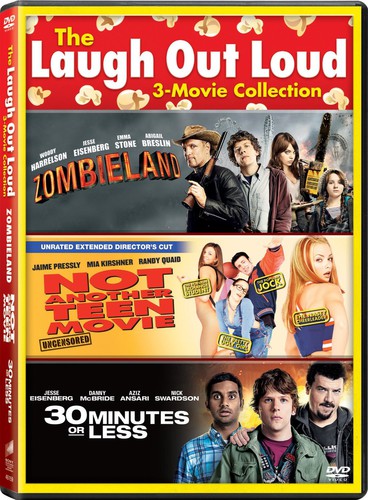 The Laugh Out Loud 3-Movie Collection: Zombieland / Not Another Teen Movie / 30 Minutes or Less - 2-Disc DVD Set