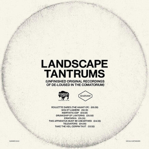The Mars Volta Landscape Tantrums: Unfinished Original Recordings Of De-Loused In The Comatorium - Record Album - Vinyl LP