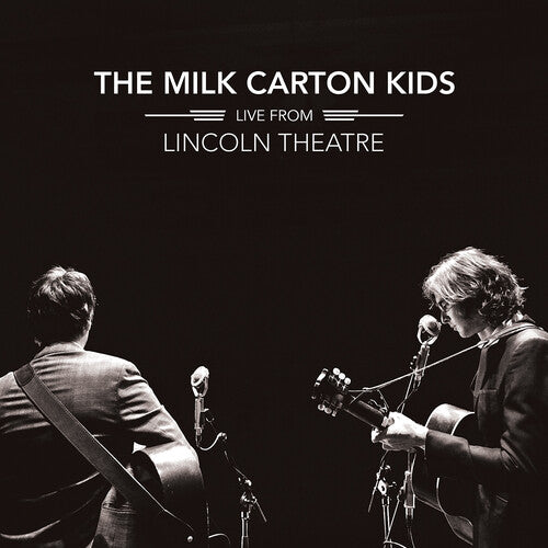The Milk Carton Kids Live From Lincoln Theatre - Double Record Album - Vinyl LP