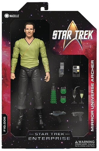 The Nacelle Company The Nacelle Company - Star Trek: Enterprise - Mirror Universe Archer Action Figure - Collectibles