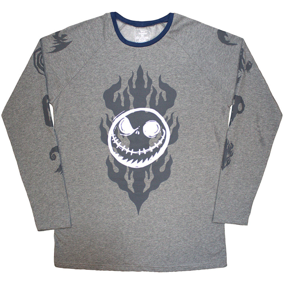 The Nightmare Before Christmas Flaming Jack Grey