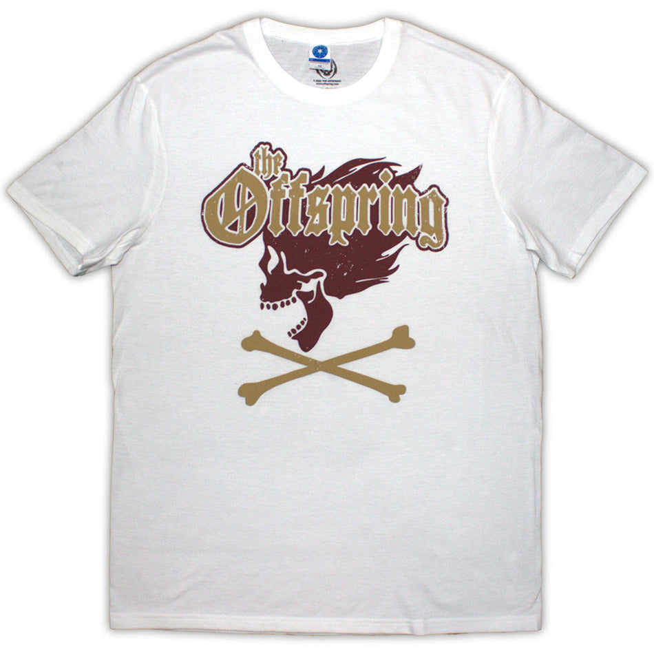 The Offspring Screaming Skull White