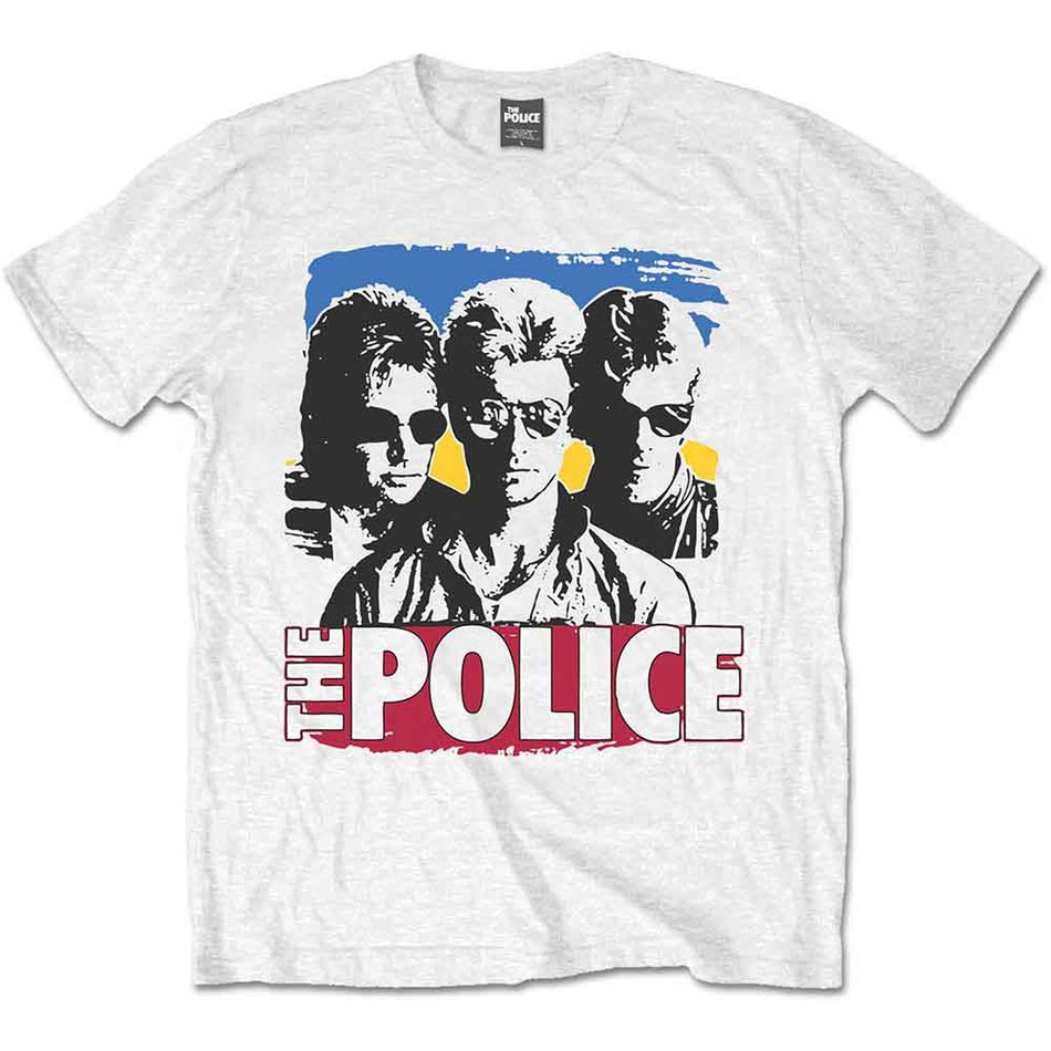 The Police Band Photo Sunglasses White