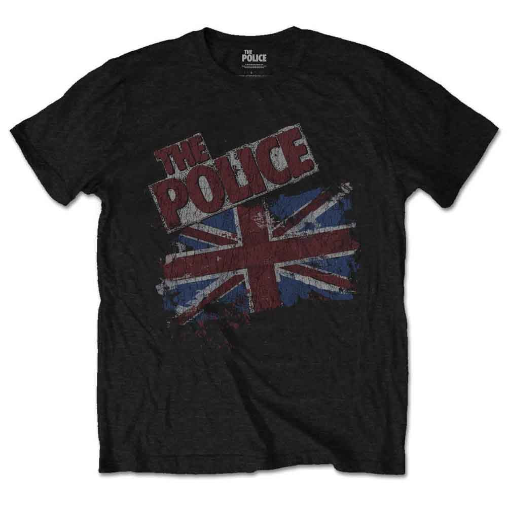The Police Vintage Flag Black