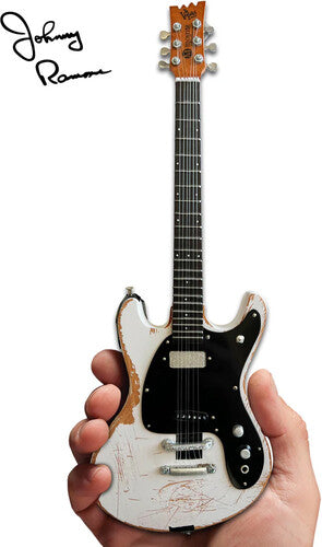 The Ramones Johnny Ramone Signature 1965 Mosrite Ventures II 10 Inch Miniature Guitar - Collectibles