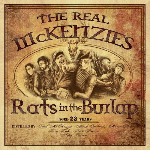 The Real McKenzies Rats in the Burlap - Record Album - Vinyl LP