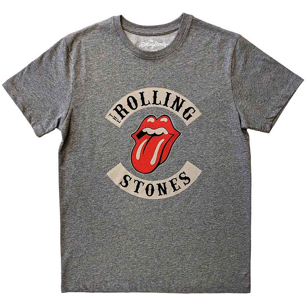 The Rolling Stones Biker Tongue Grey