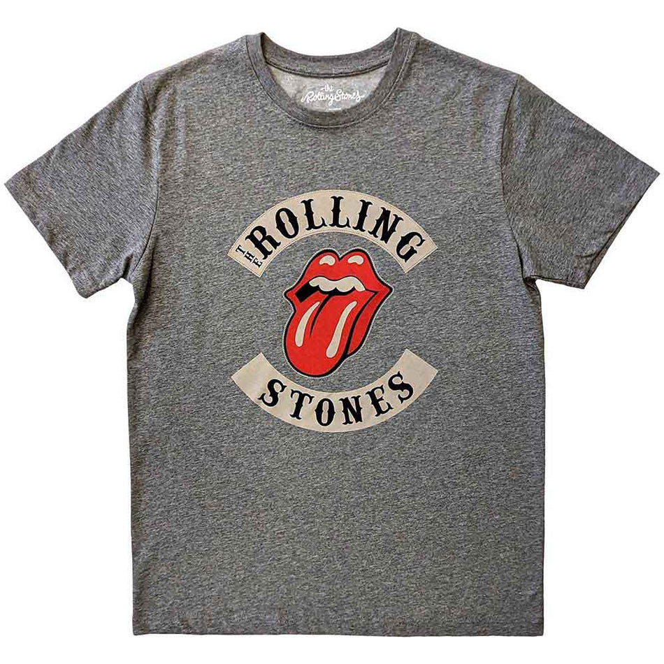 The Rolling Stones Biker Tongue Grey