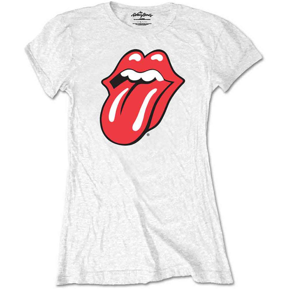 The Rolling Stones Classic Tongue White