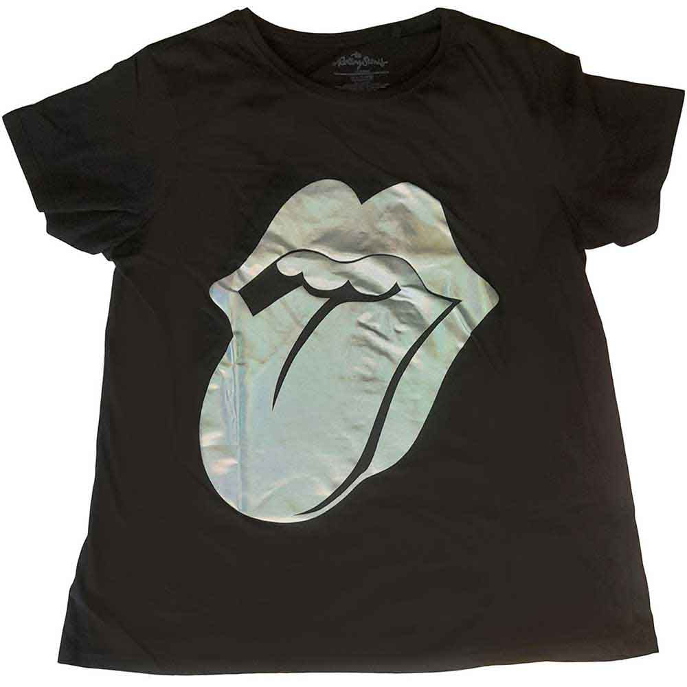 The Rolling Stones Foil Tongue Black