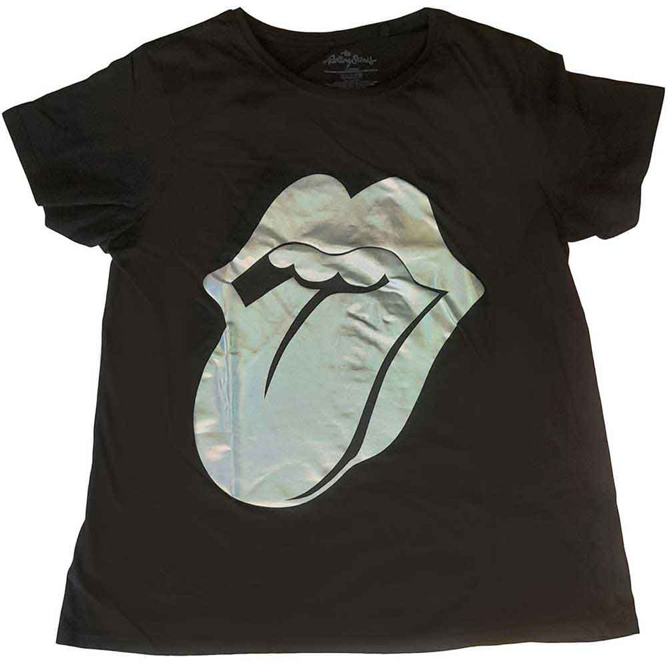 The Rolling Stones Foil Tongue Black