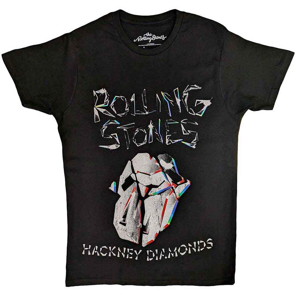 The Rolling Stones Hackney Diamonds Faded Logo Black
