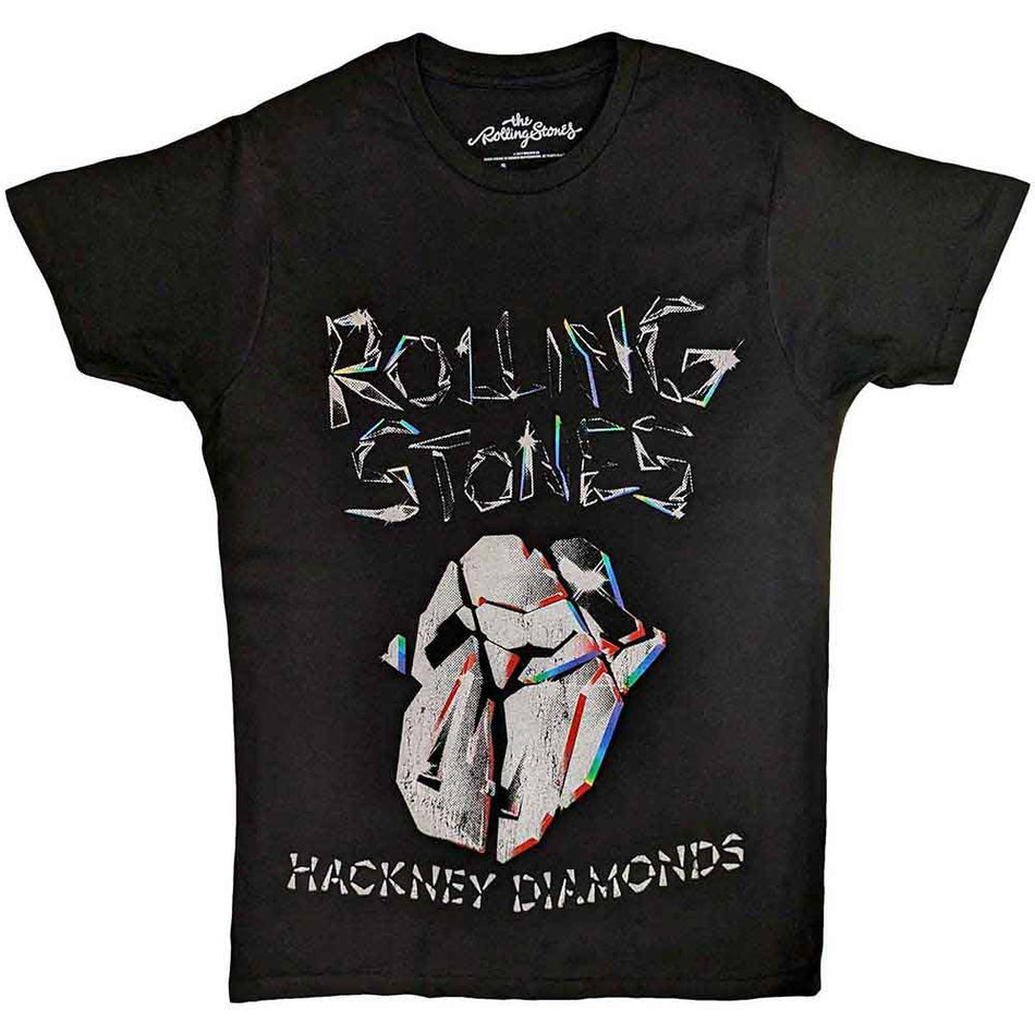 The Rolling Stones Hackney Diamonds Faded Logo Black