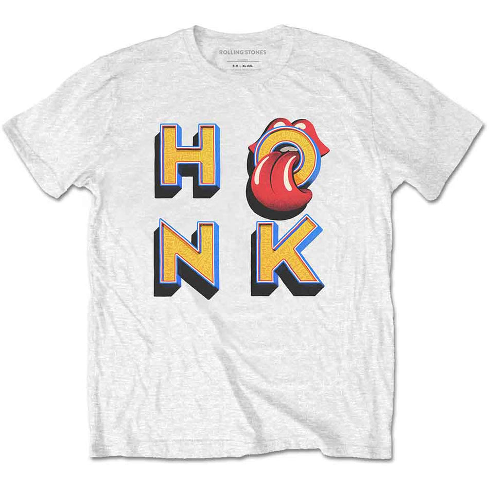 The Rolling Stones Honk Letters White