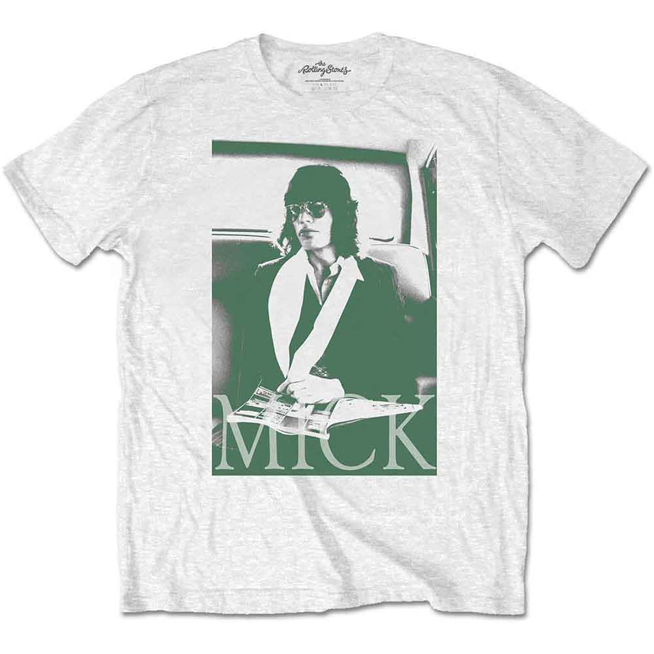 The Rolling Stones Mick Photo Version 1 White