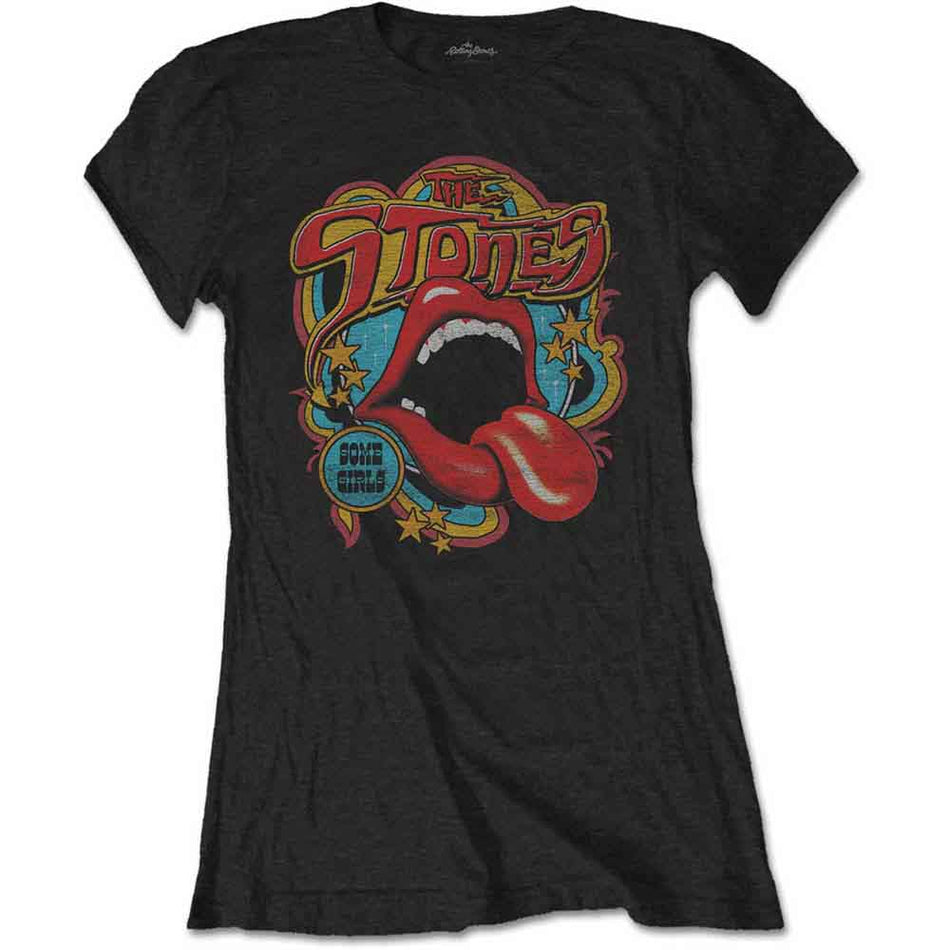 The Rolling Stones Retro 70s Vibe Black