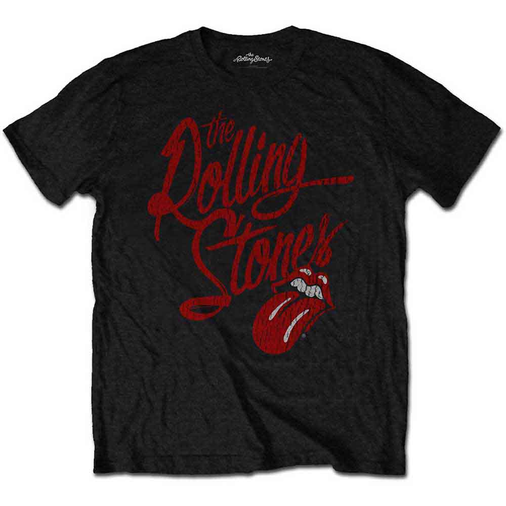 The Rolling Stones Script Logo Black