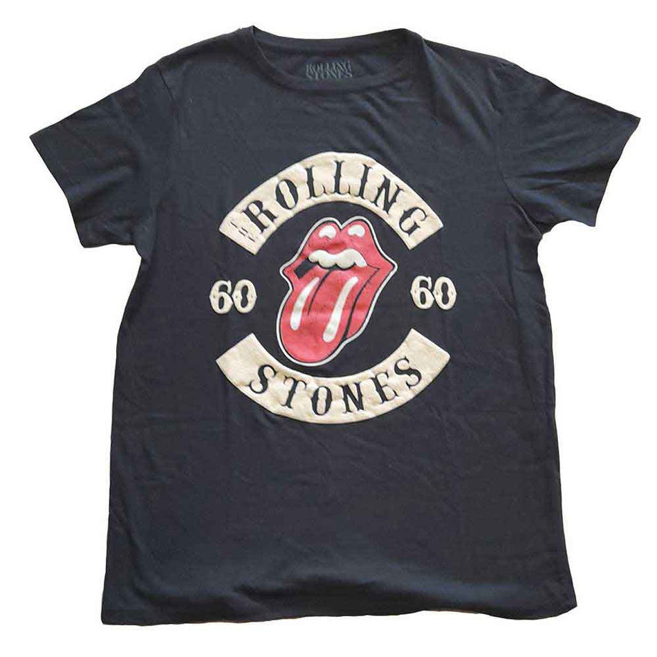 The Rolling Stones Sixty Biker Tongue Black