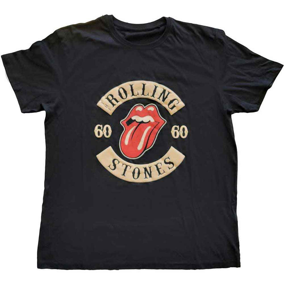 The Rolling Stones Sixty Biker Tongue Black