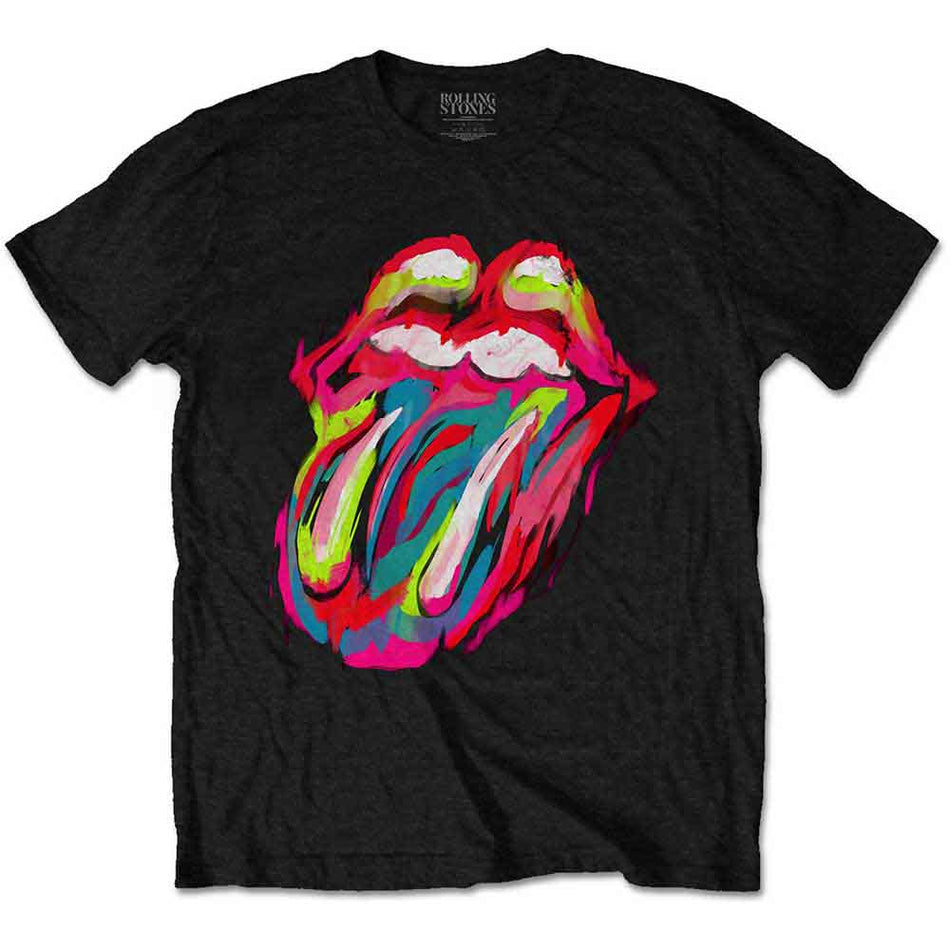 The Rolling Stones Sixty Brushstroke Tongue Black