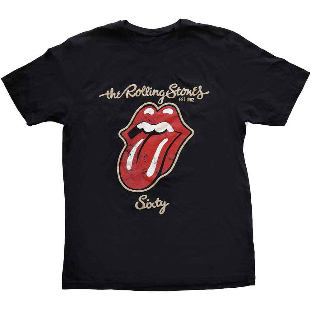 The Rolling Stones Sixty Plastered Tongue Black