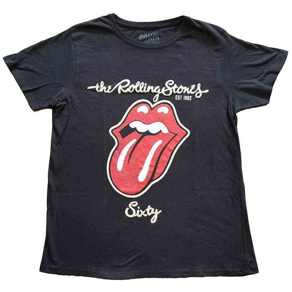 The Rolling Stones Sixty Plastered Tongue Black