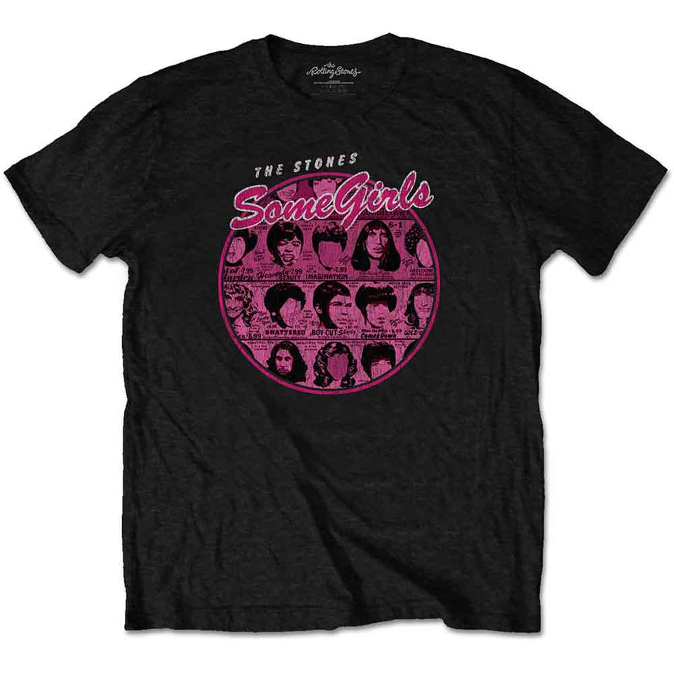 The Rolling Stones Some Girls Circle Version 1 Black