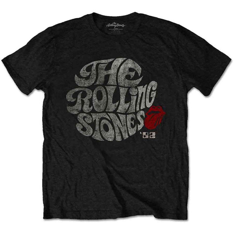 The Rolling Stones Swirl Logo '82 Black