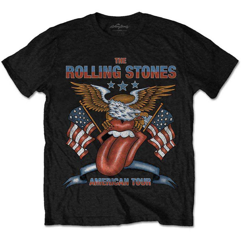 The Rolling Stones USA Tour Eagle Black