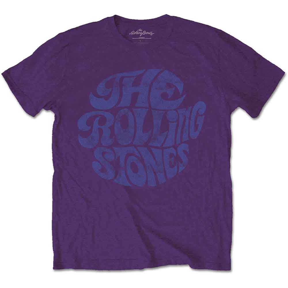 The Rolling Stones Vintage 70s Logo Purple