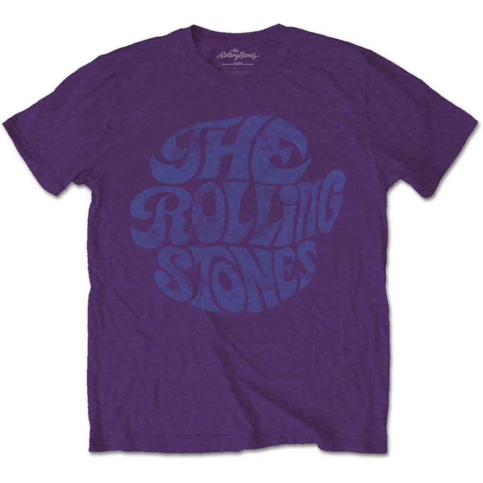 The Rolling Stones Vintage 70s Logo Purple