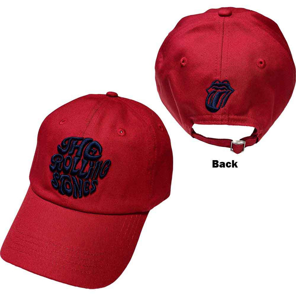 The Rolling Stones Vintage 70s Logo Red