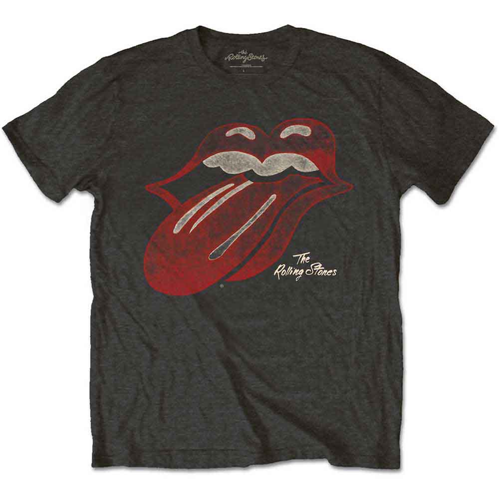 The Rolling Stones Vintage Tongue Logo Grey