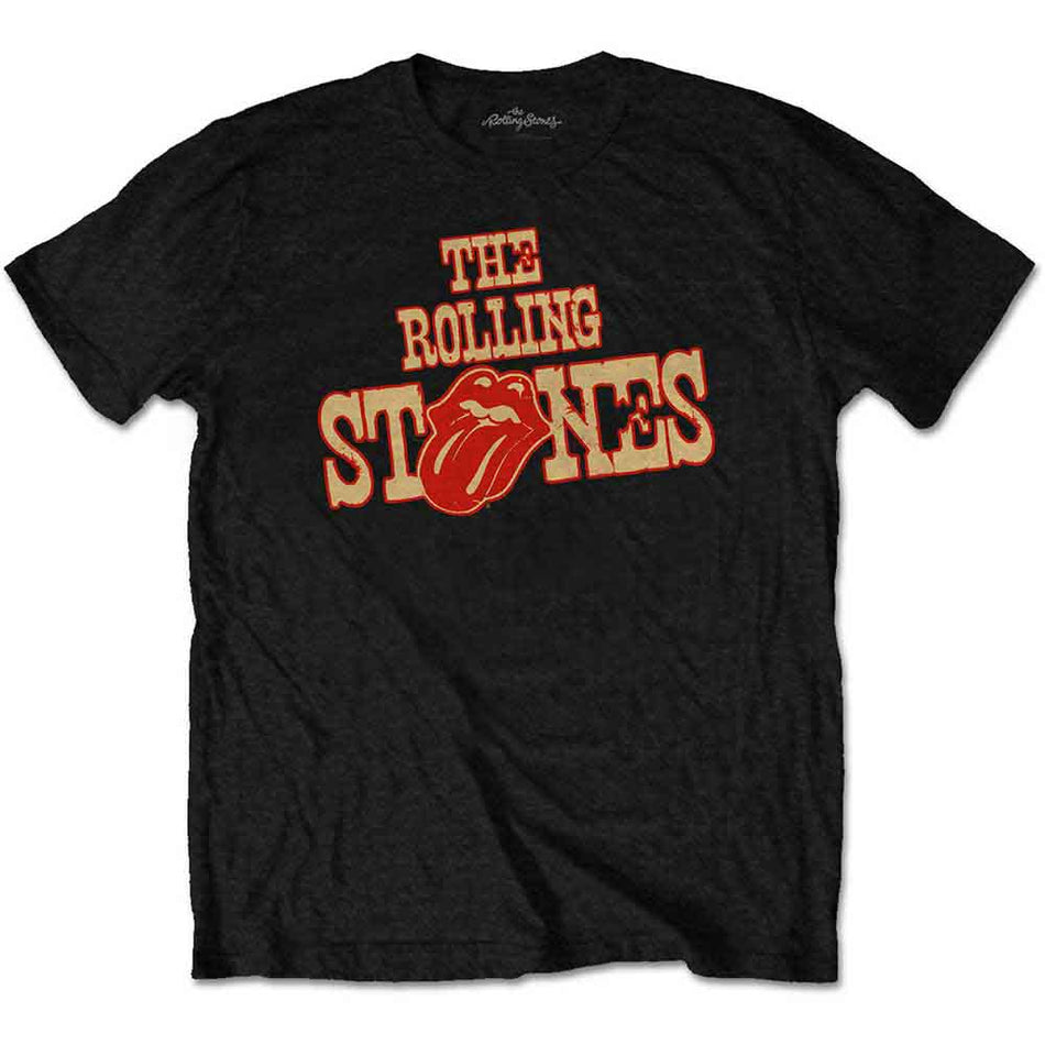 The Rolling Stones Wild West Logo Black