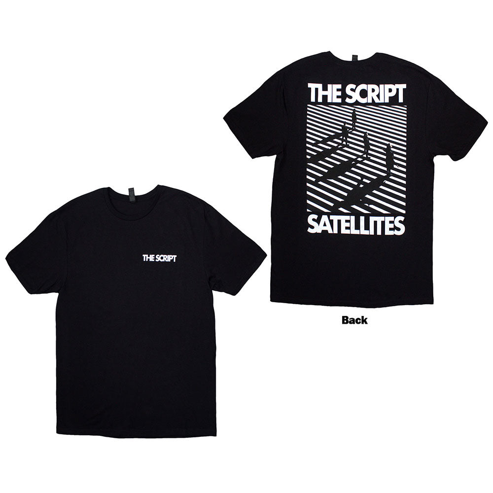 The Script Satellites & Pocket Logo Black