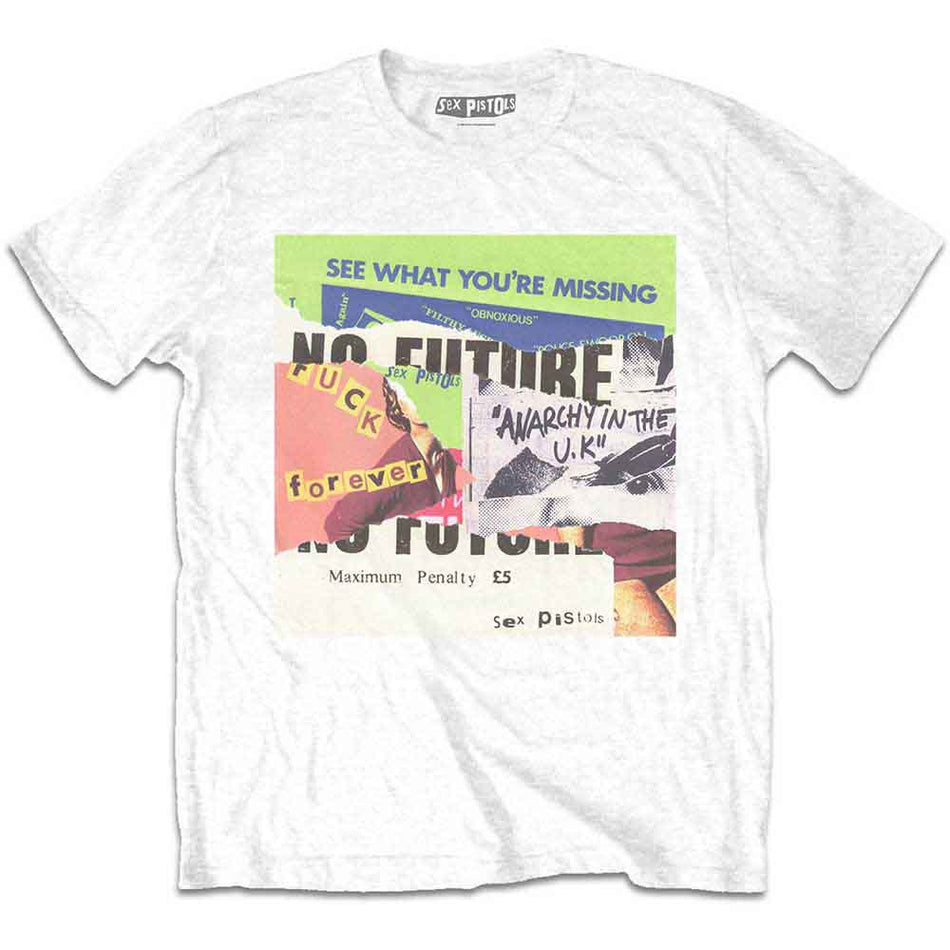 The Sex Pistols Collage White