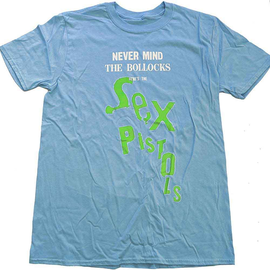 The Sex Pistols Never Mind The Bollocks Drop Logo Blue